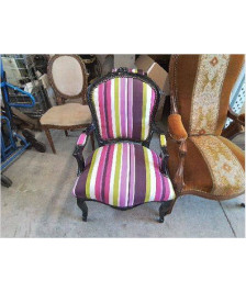 FAUTEUIL BAROQUE STYLE LOUIS XVI 