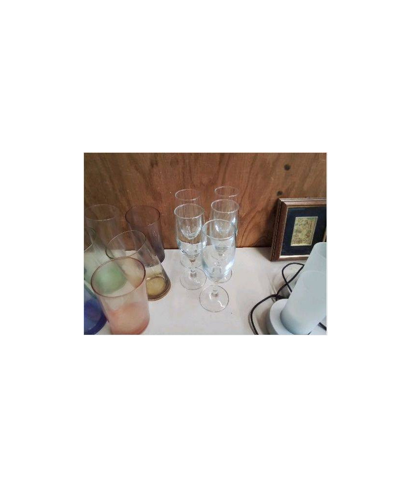 LOT DE 5 FLUTES À CHAMPAGNE 