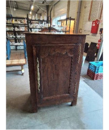 BUFFET 3 QUART BOIS MOULURÉ 1 PORTE XIXE