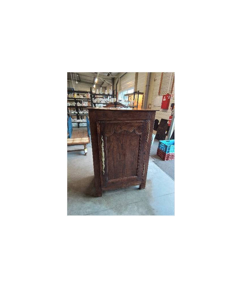 BUFFET 3 QUART BOIS MOULURÉ 1 PORTE XIXE