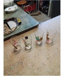 4 VERRES PINPRENELLE ET NICOLAS