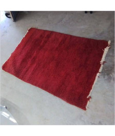 DESCENTE DE LIT ROUGE