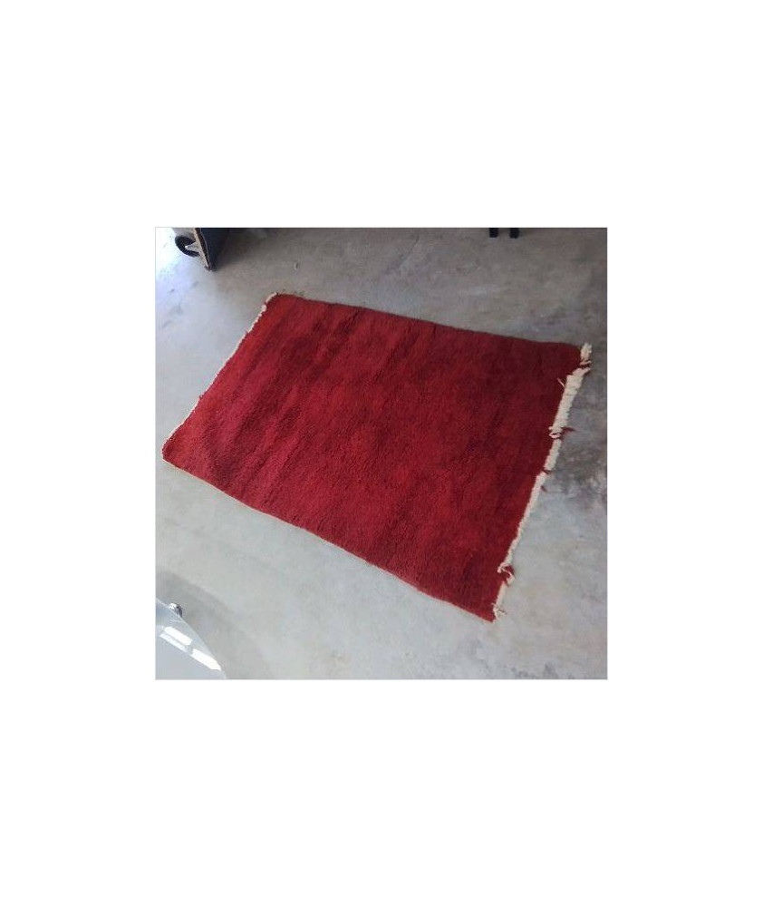 DESCENTE DE LIT ROUGE