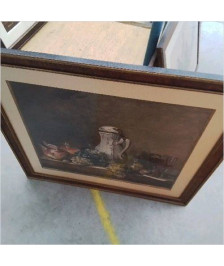 NATURE MORTE AQUARELLE P.GOURION