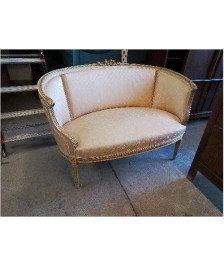 BANQUETTE 2 PLACES LOUIS XVI
