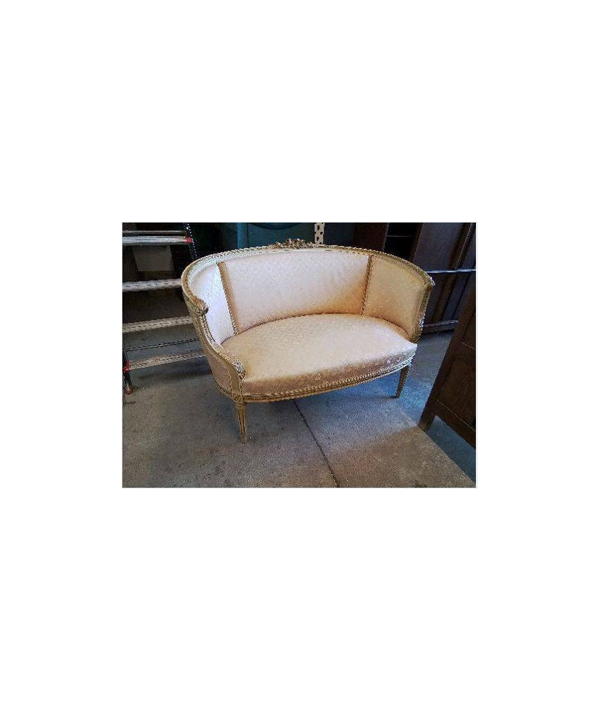 BANQUETTE 2 PLACES LOUIS XVI