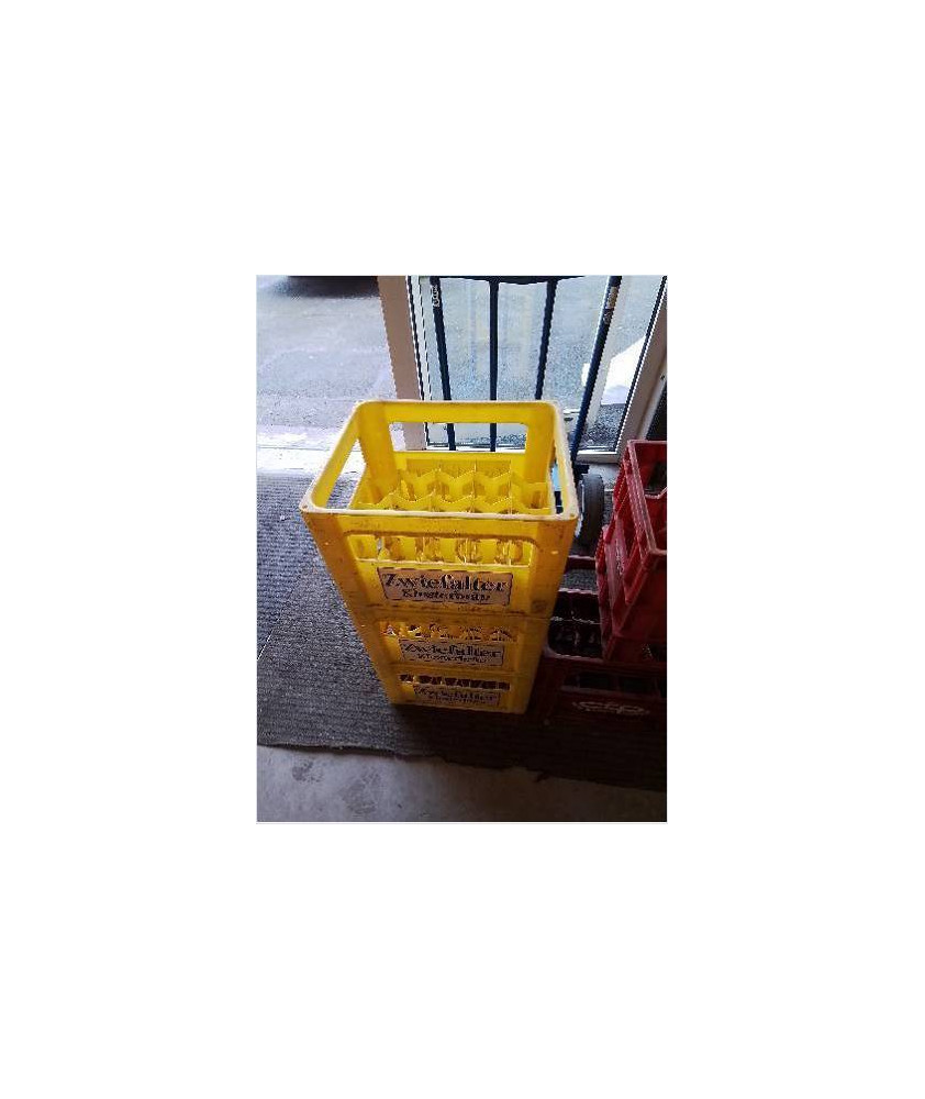 RANGE BOUTEILLES RESINE JAUNE ZWIEFALTER 16BTS