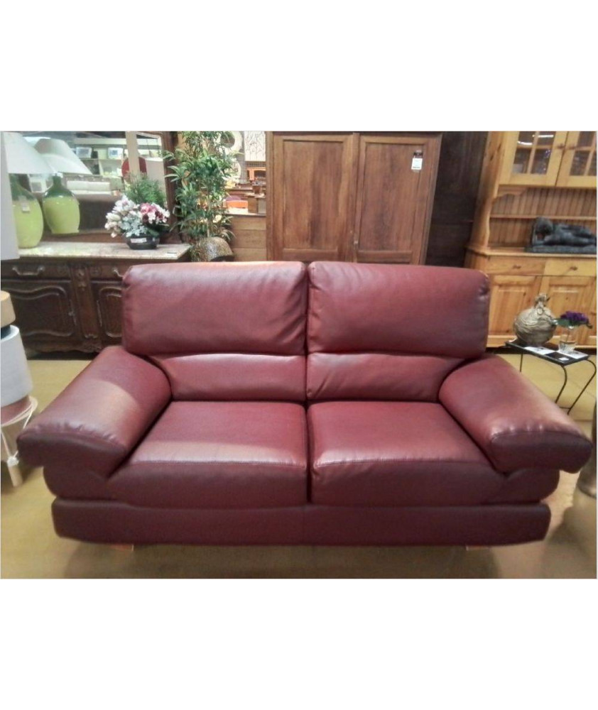 CANAPÉ CUIR 2 PLACES L 170 CM