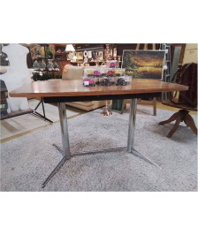 TABLE DE CUISINE VINTAGE ALLONGE 40 CM