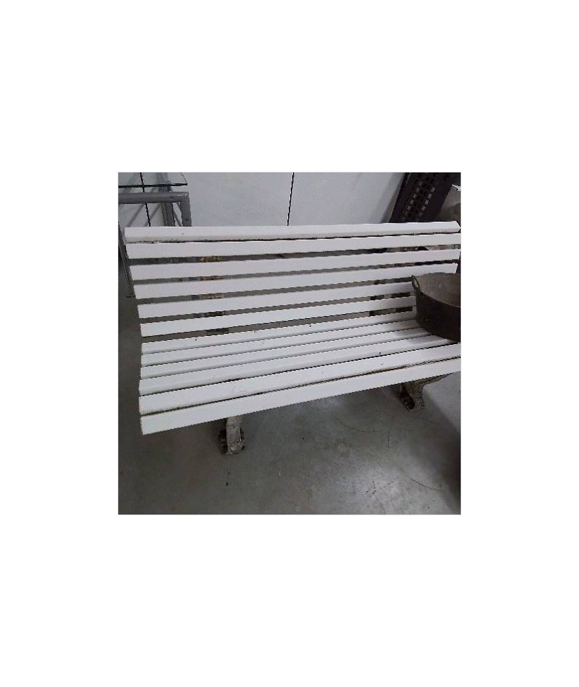BANC PVC BLANC