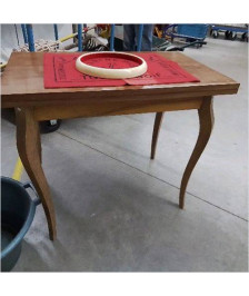 TABLE PORTEFEUILLE PIEDS GALBES