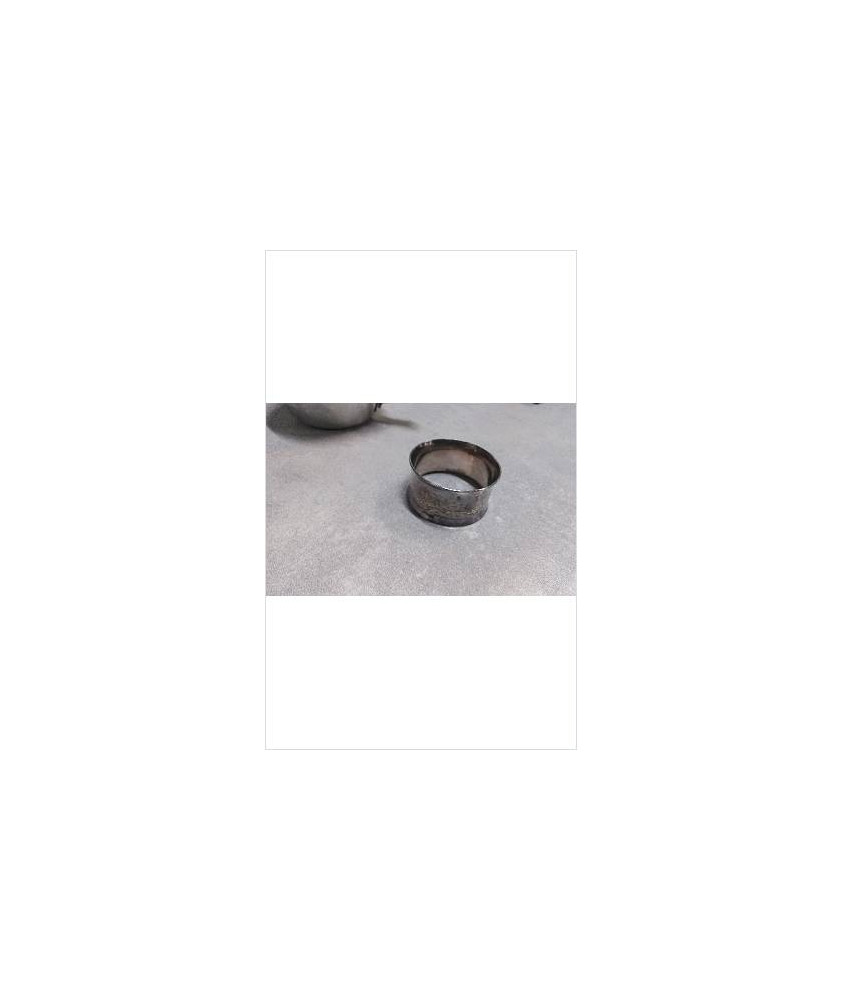 ROND DE SERVIETTE METAL ARGENTÉ 