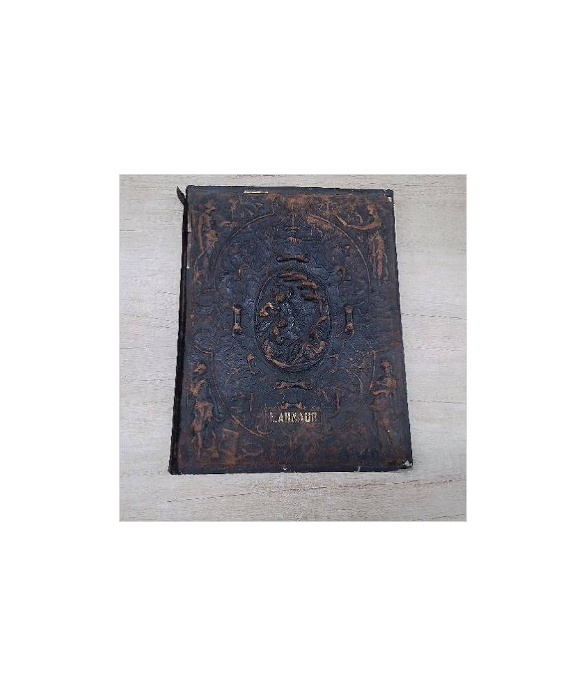 RARE LIVRE CUIR EN RELIEF E.ARNAUD
