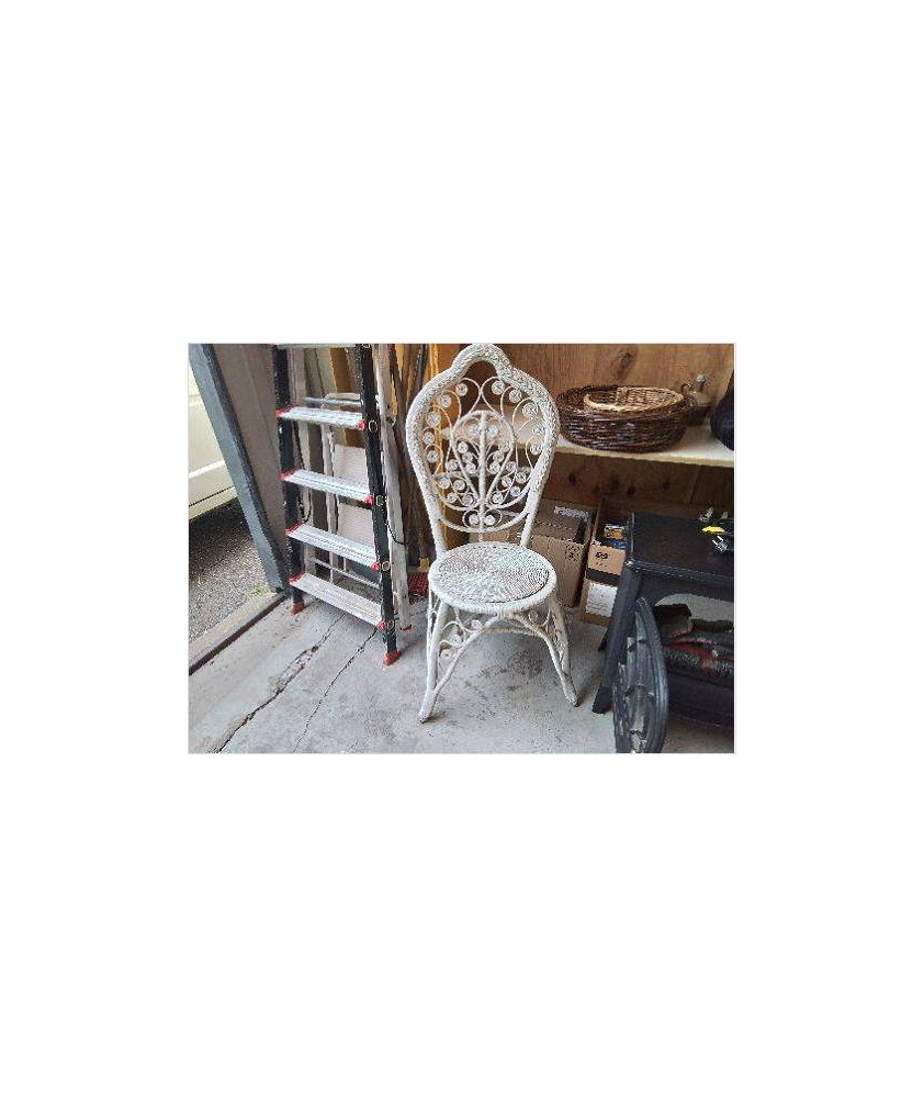 CHAISE EN OSIER TYPE EMMANUELLE