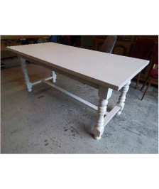 TABLE DE STYLE RUSTIQUE PEINTE