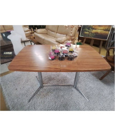TABLE DE CUISINE VINTAGE ALLONGE 40 CM