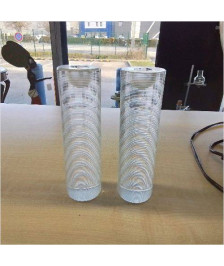 PAIRE DE BOUGEOIRS CRISTAL DURAND