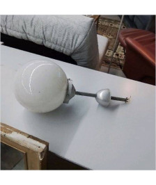 LUMINAIRE GLOBE VERRE BLANC 