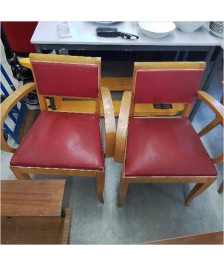 PAIRE DE FAUTEUILS BRIDGE