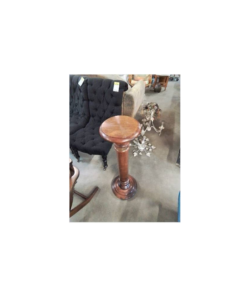 SELLETTE BOIS TOURNE MOULURE GARNITURE LAITON 88 CM