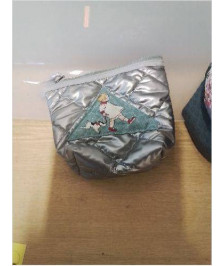 POCHETTE MATELASSÉ ARGENT 