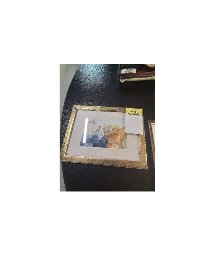 AQUARELLE CARNAVAL PHILIPPE DEMEILLIERS XXE