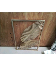 CADRE AVEC FAUTEUIL DE PALMIER 
