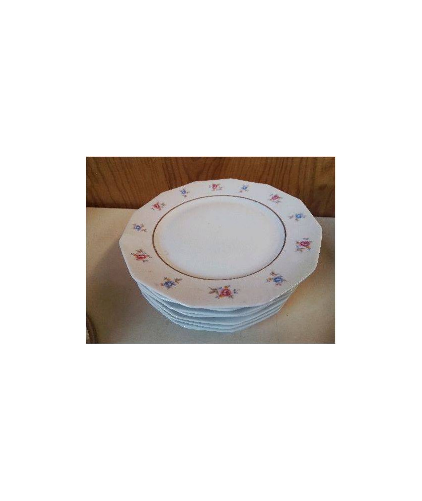 LOT DE 8 ASSIETTES 