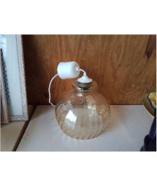 SUSPENSION CLOCHE EN VERRE 