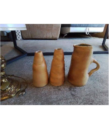 VASE EN GRES TORTURÉ