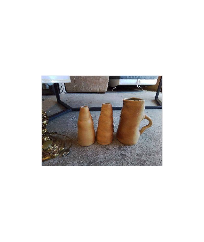 VASE EN GRES TORTURÉ