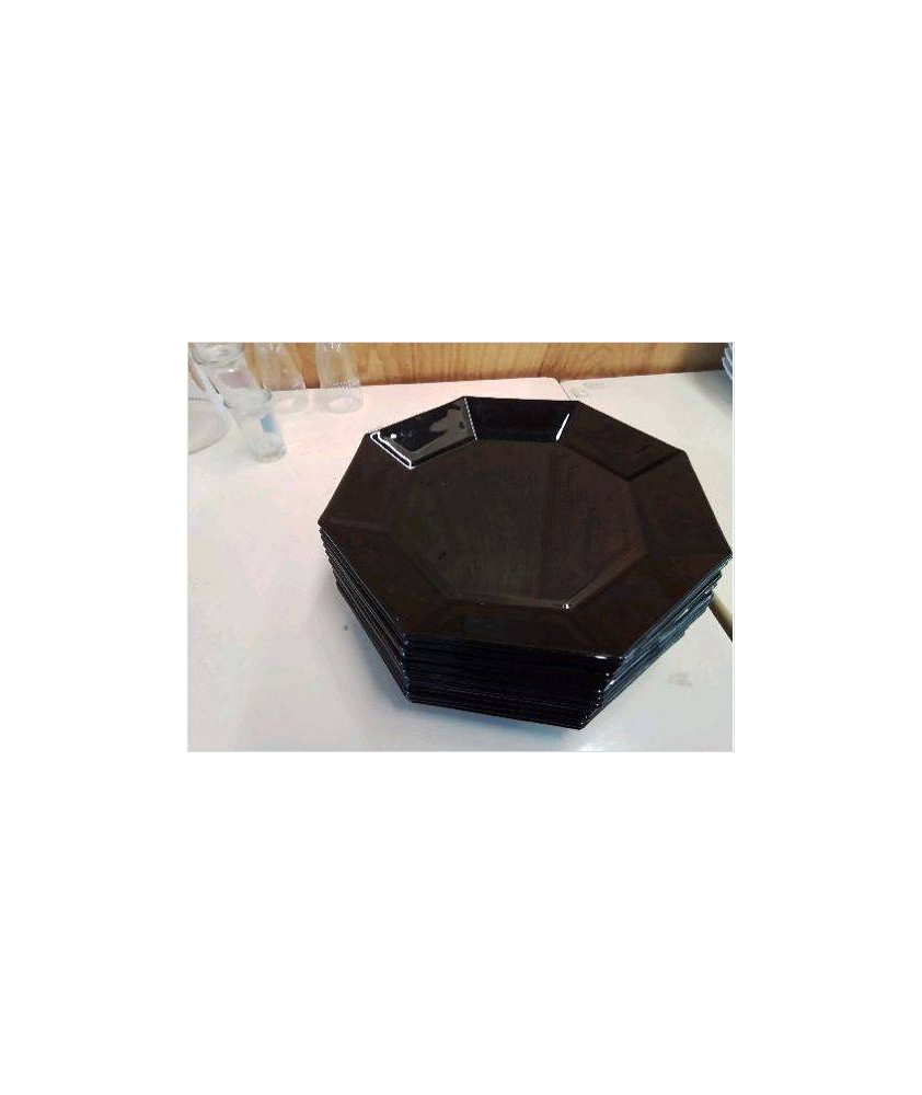 LOT DE 12 ASSIETTES PLATES