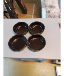 LOT DE 4 PLAT ROND 