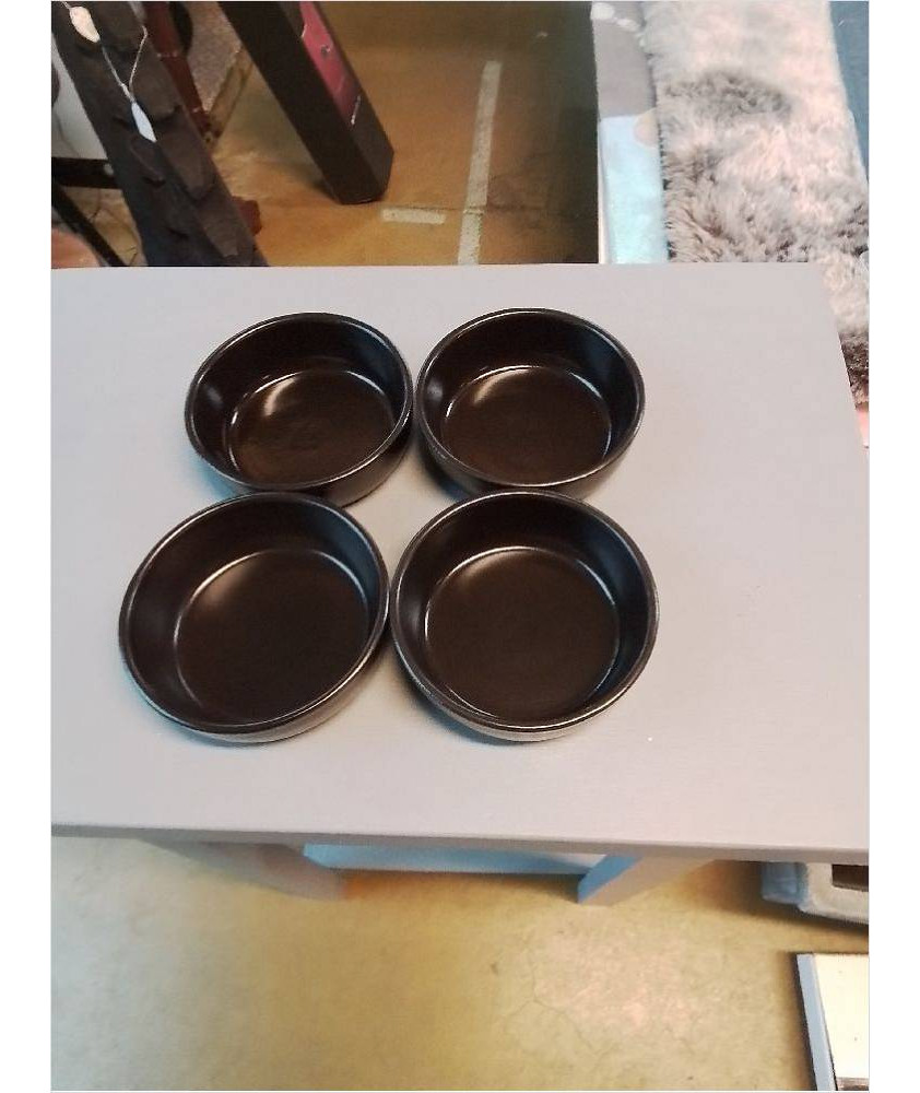 LOT DE 4 PLAT ROND 