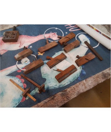 OUTILS DE DÉCORATION EN BOIS 