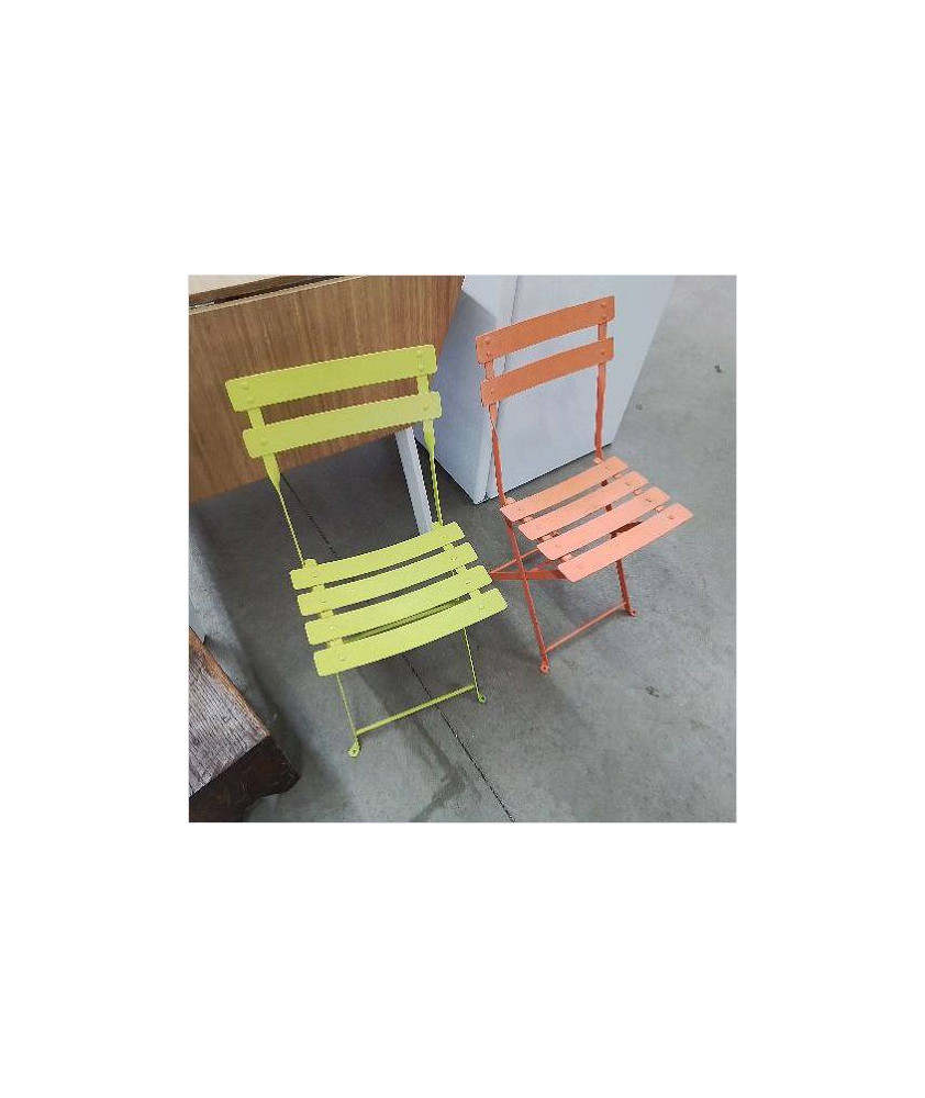 CHAISE DE JARDIN COULEUR