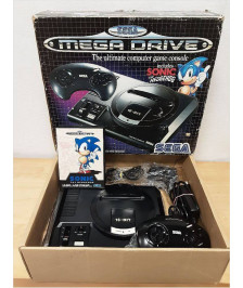 CONSOLE SEGA MEGADRIVE EN BOITE PACK SONIC ( SANS NOTICE )