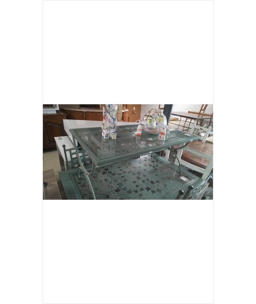 TABLE BASSE VERT OLIVE
