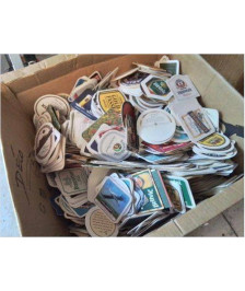 LOT DE 10 DESSOUS DE VERRE PUBLICITAIRE
