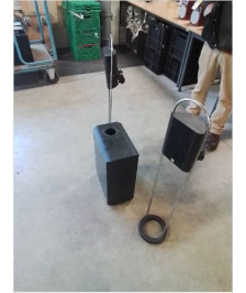 CAISSON AMPLIFIÉ ET 2 ENCEINTES SUR PIED JAMO ABR TUBE SUBWOOFER