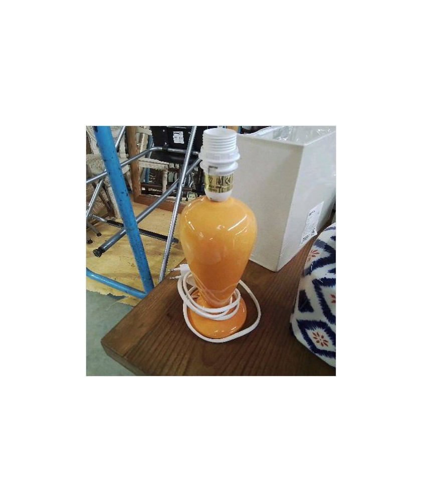 PIED DE LAMPE ORANGE