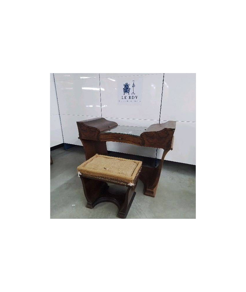COIFFEUSE ART DECO + TABOURET