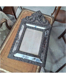 MIROIR LAITON REPOUSSÉ 