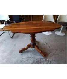 TABLE VIOLON EN NOYER