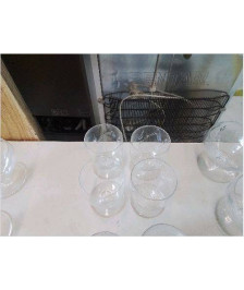LOT DE 4 VERRES EN CRISTAL