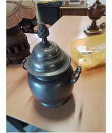 VASE COUVERT ÉTAIN 