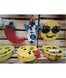 EMOJIS 15CM MÉTALLIQUE 