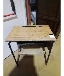 BUREAU D\'ECOLE METAL ET BOIS 