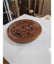 ASSIETTE DECO PLATRE MURAL 