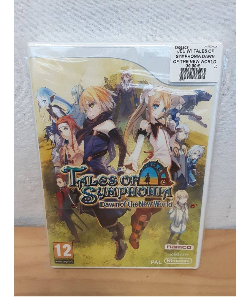 JEU WII TALES OF SYMPHONIA DAWN OF THE NEW WORLD ( SOUS BLISTER ) JEU WII TALES OF SYMPHONIA DAWN OF THE NEW WORLD ( SOUS BLISTER )